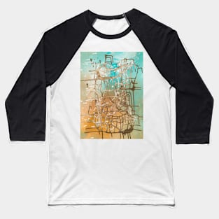 Abstract painting "caribbean feeling" Baseball T-Shirt